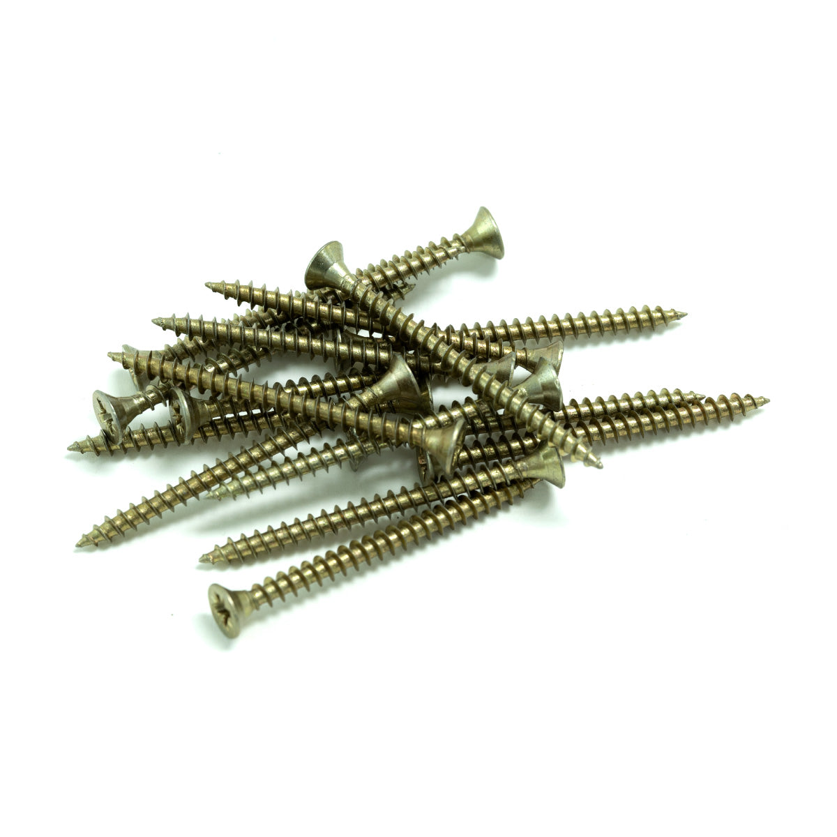 80pcs yellow zinc plated countersunk single thread screw 4x50mm (no brand name)
