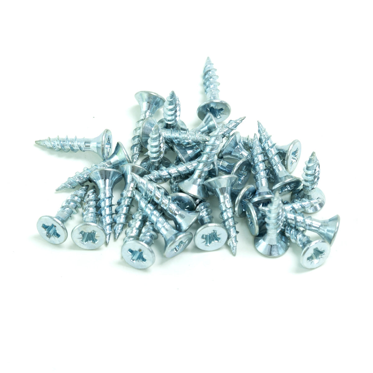 180pcs zinc plated countersunk twin thread screws 4x20mm (no brand name)