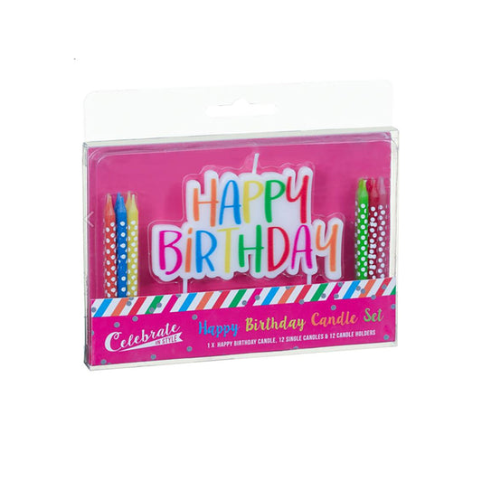 HAPPY BIRTHDAY CANDLE