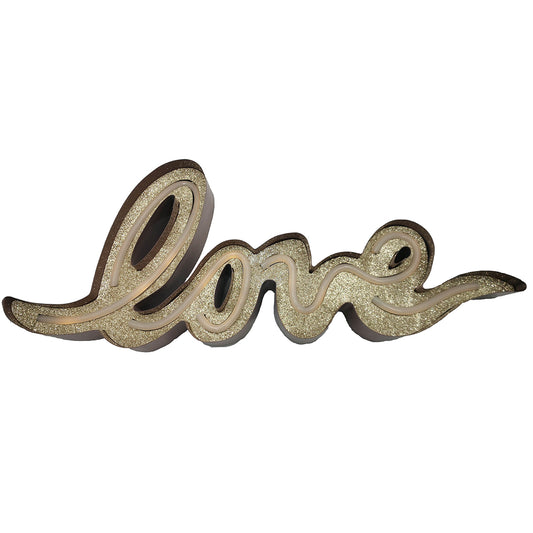 GLITTER LED LOVE SIGN