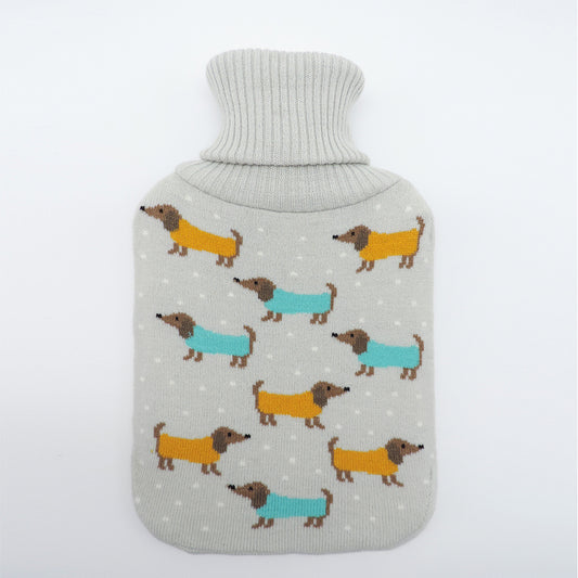 KNITTED HOT WATER BOTTLE SET