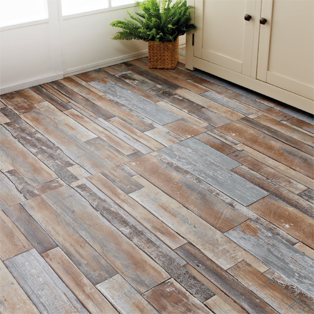 Rustic Wood Effect Planks A
