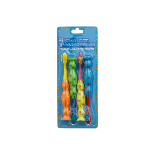 Kids Toothbrushes Pack of 4
