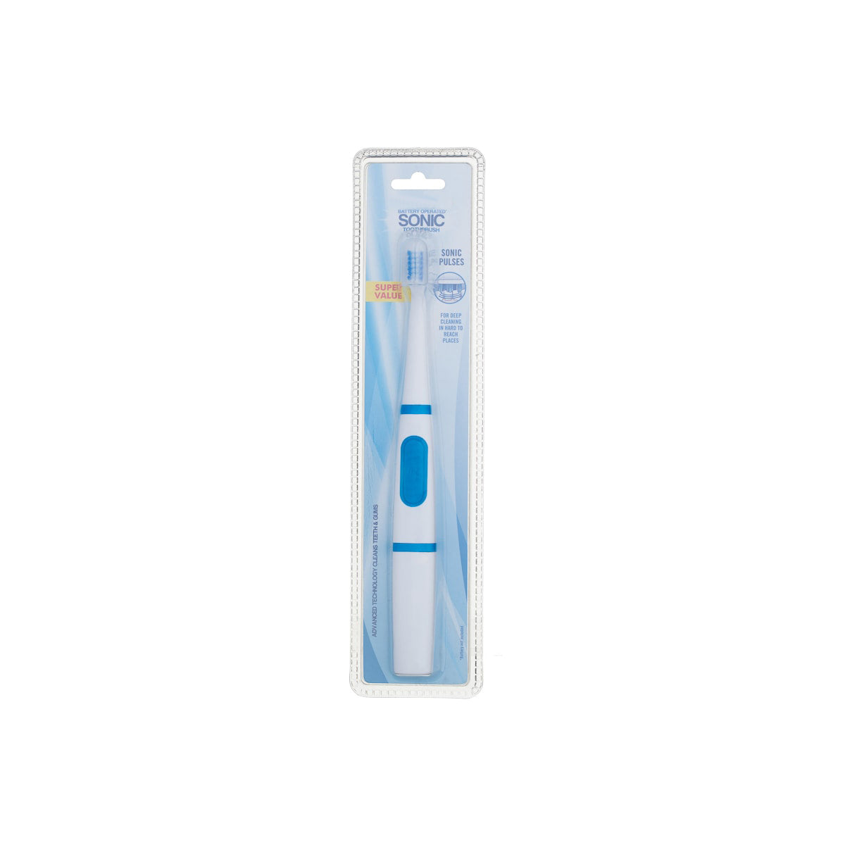 Battery operated sonic toothbrush