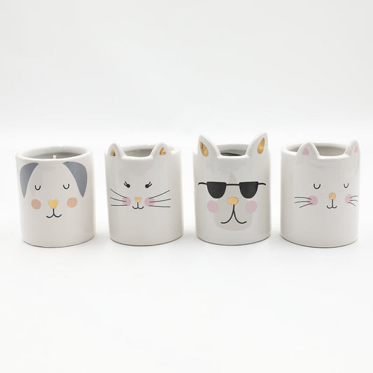 Cat & Dog candle