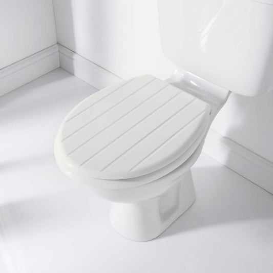tongue and groove toilet seat