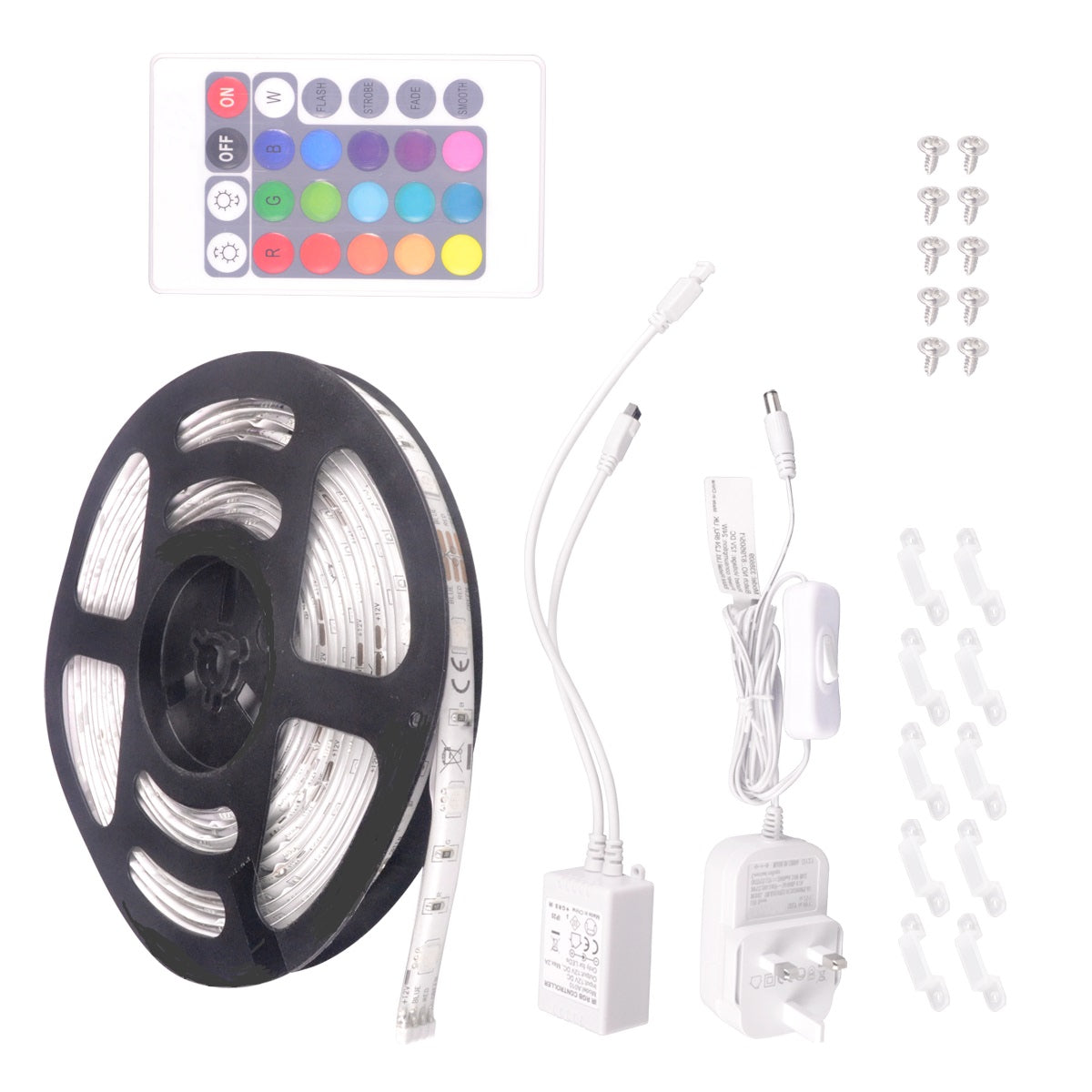 5M LED COLOUR CHANGING STRIP LIGHT