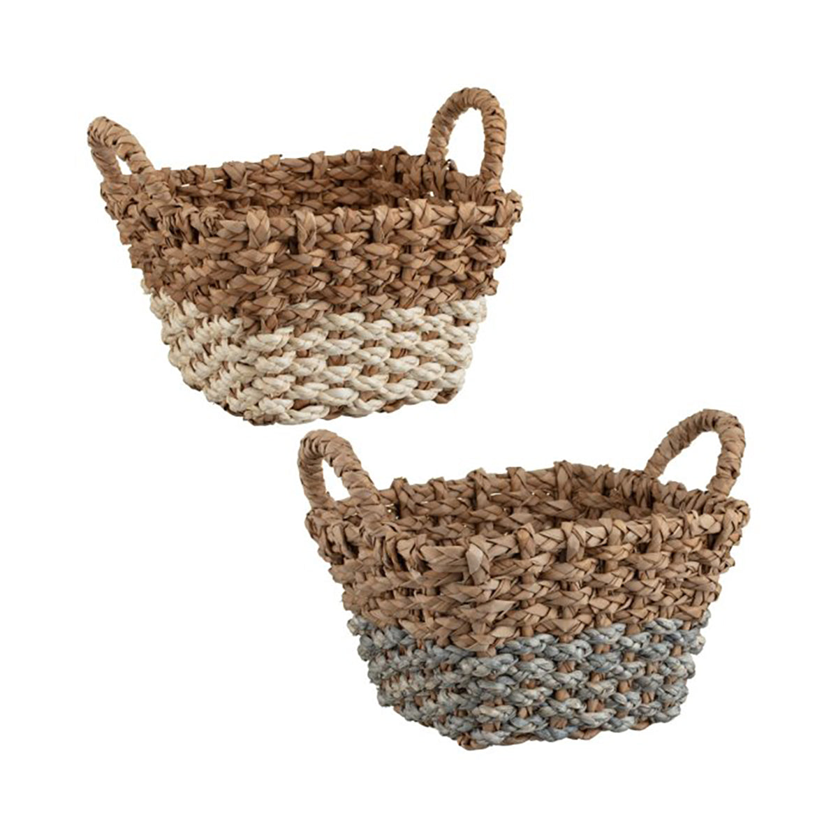 Square wicker basket group